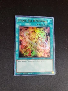 Hieratic Seal of Supremacy - Yugioh Ghosts From the Past 1st Ed - GFTP-EN055 - Picture 1 of 2