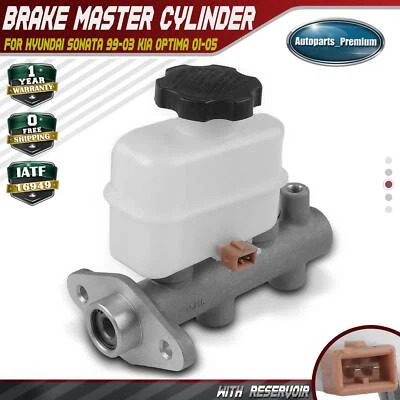 Brake Master Cylinder w/ Reservoir for Hyundai Sonata 1999-2003 Kia Optima 01-05 - Image 1 of 4