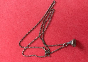 Necklace - Candy Kiss Sterling Silver 18" Chain - Picture 1 of 5