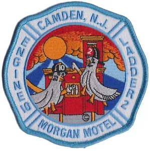Camden, NJ Engine 10 Ladder 2 Morgan Motel Fire Patch NEW - Picture 1 of 1