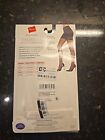 Hanes Premium Women&#39;s Perfect Leg Boost Cellulite Smoothing Tights Jet Black L