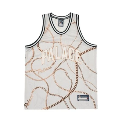 Palace CHAIN BASKETBALL VEST CLOUDY Mesh Jersey Size XL All Over Graphic Print Foto 1 de 4