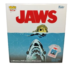 Funko Pop! Movies Jaws Vinyl Figure & XL T-shirt bersaglio a volta esclusiva sigillata - Foto 1 di 5