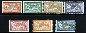 FRANCIA 1900-27 Un gruppo di Mersons di alto valore a 5 franchi da SG 303 a SG 387 MINT - Foto 1 di 2
