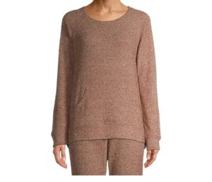 Secret Treasures Women's Sleepwear Top Chenille size Small Brown Long Sleeve New - Picture 1 of 9