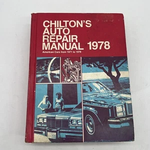 Chilton's Auto Repair Manual Camaro Trans-Am GTO Hardcover American Cars 1971 78 - Picture 1 of 9