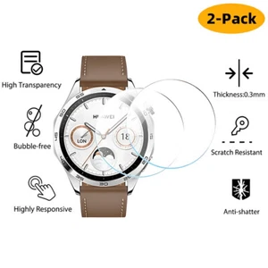 2er-Pack Schutzglas Für Huawei Watch GT4 46mm Displayschutz Film 9H Schutzfolie - Bild 1 von 4