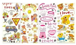 **RARAS** Pegatinas de libro de recortes Sandylion tema familiar - TÚ ELIGES EL DISEÑO - Imagen 1 de 5