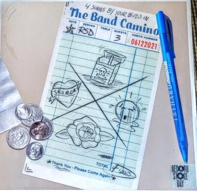 THE BAND CAMINO - 4 SONGS BY YOUR BUDS - CLEAR VINYL LP " NEW, SEALED " - Image 1 of 2