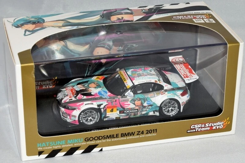 Hatsune Miku Good Smile Racing BMW Z4 2011 FUJI versión ganadora EBBRO 1/43 842054 Foto 1 de 4