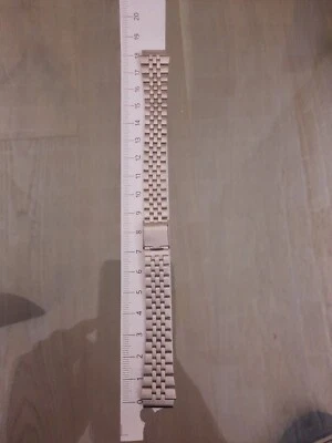 Cinturino Orologio Acciaio Inox Attacco Ansa 18 mm regolabile da 18cm a 12cm - Immagine 1 di 4