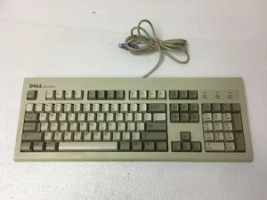 Vintage Dell SK-8000 QuietKey PS/2 Wired Computer Keyboard - Picture 1 of 7