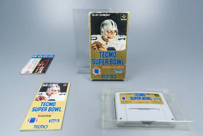 Super Famicom *Tecmo Super Bowl* SFC OVP mit Anleitung Poster NTSC-J #3 - Bild 1 von 4