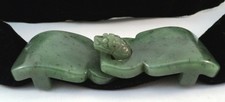 New listing
Antique Handcarved Jade 2-Part Dragon Belt Buckle Green Spinach Jade 71g -Estate