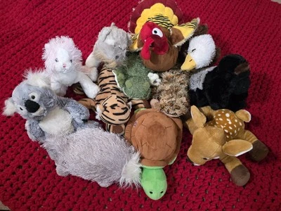 Webkinz Lot No Codes Silverback Gorilla Cat Turkey Turtle Schnauzer Koala Deer - Image 1 of 4