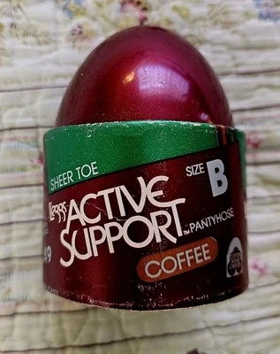 Pantimedias vintage ARTÍCULO DE COLECCIONISTA 1982 L'eggs soporte activo en huevo talla B NUEVAS  Foto 1 de 4