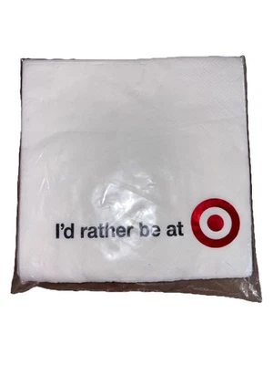Servilletas de almuerzo "Preferiría estar en el objetivo" 30 quilates 12,875 x 12,875 NUEVAS Foto 1 de 3