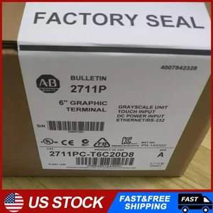 New Allen Bradley 2711PC-T6C20D8 Panelview Plus Compact600 Touch Free Shipping - Picture 1 of 4