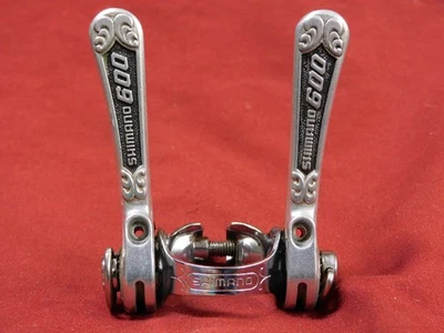 New Old Stock Vintage Shimano SL-6200 Shift Levers 600EX Arabesque Clamp-on - Image 1 of 4