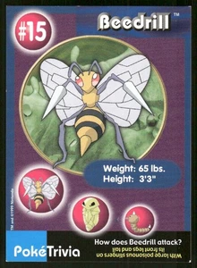 Pokemon Tcg Beedrill #15 Pokemon Burger King LP - Picture 1 of 2