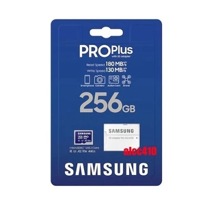 SAMSUNG Pro Plus 256GB Micro SD SDXC Memory Card C10 UHS-I U3 V30 - Picture 1 of 2