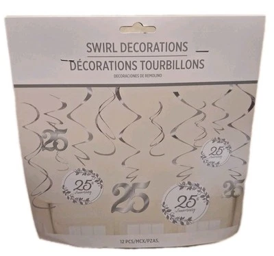 DECORACIONES REMOLINO BODA 25 ANIVERSARIO (C12) Foto 1 de 3