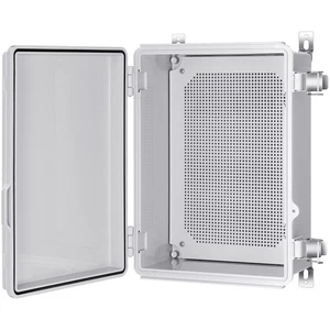 Caja de conexiones Gratury IP67 carcasa de plástico impermeable 370 × 270 × 150 mm gris - Imagen 1 de 6