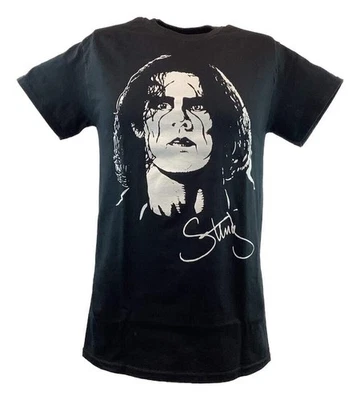 Camiseta negra Sting WCW Legend Profile para hombre Foto 1 de 4