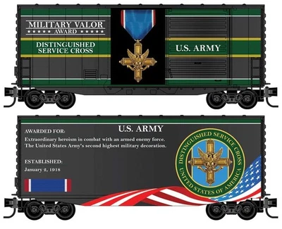 MicroTrains MILITARY VALOR AWARD DISTINGUISHED SERVICE CROSS US ARMY MTL10100769 - Image 1 of 2