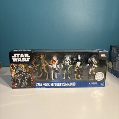 Star Wars Republic Commando Delta Squad 3.75" Action Figure Set Toys R Us 2011 - Image 1 of 4