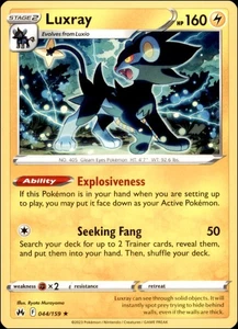Pokemon - Luxray (44) #044/159 - Crown Zenith Rare - Bild 1 von 2