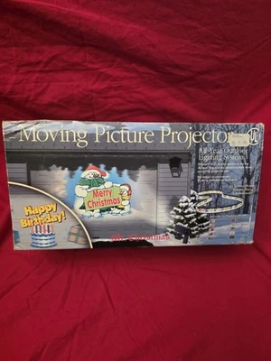 Proyector de imágenes de película en movimiento Mr. Christmas 2001 de colección sistema de iluminación para todo el año Foto 1 de 3