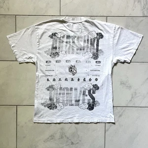 Darc Sport Wolf Naruto Shippuden Shirt Small White Black Men Cotton Gym 434/1000 - Picture 1 of 17