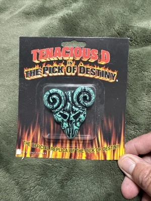 TENACIOUS D IN THE PICK OF DESTINY PALHETAS DE GUITARRA RÉPLICA OFICIAL New Line Cinema - Imagem 1 de 4