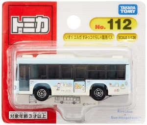 TOMICA Series Minicar No112 ISUZU ERGA SUMIKKOGURA×Rinko Bus Blister Package - Picture 1 of 5