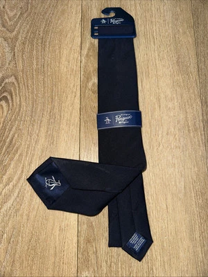 Corbata para hombre Penguin de Munsingwear poliéster mezcla de rayón azul marino oscuro NUEVA Foto 1 de 4