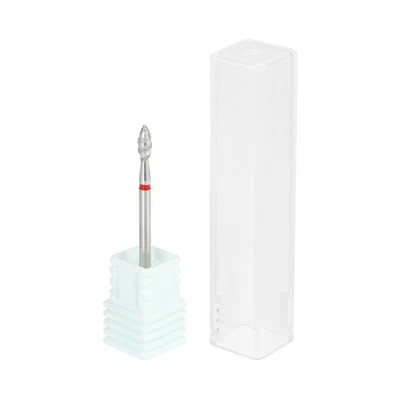 Punte per Trapano per Unghie Spirale Corta in Acciaio Inossidabile Tono Argento - Immagine 1 di 4