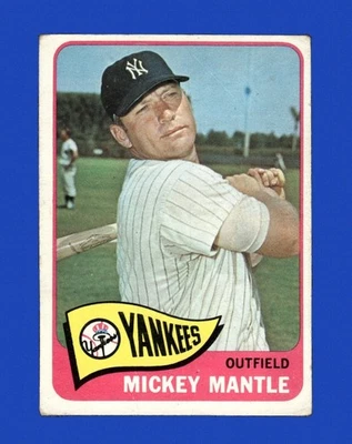 1965 Topps Set-Break #350 Mickey Mantle VG-VGEX (crease) *GMCARDS* - Image 1 of 2