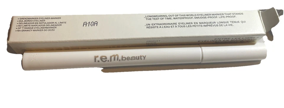 r.e.m. beauty At The Borderline Eyeliner Marker in MIDNIGHT BLACK 0.05 Fl Oz NIB - Image 1 of 3