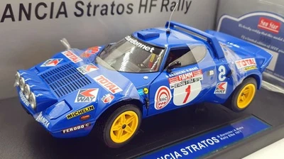 Sun Star 1/18 Scale 4512 - Lancia Stratos Rally Elba 1977 #1 B.Darniche - Image 1 of 4