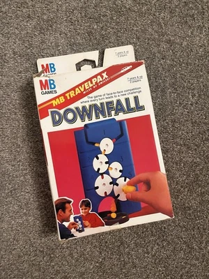 Vintage 1990 MB Games Travelpax Downfall Travel Game, Complete - Image 1 of 3