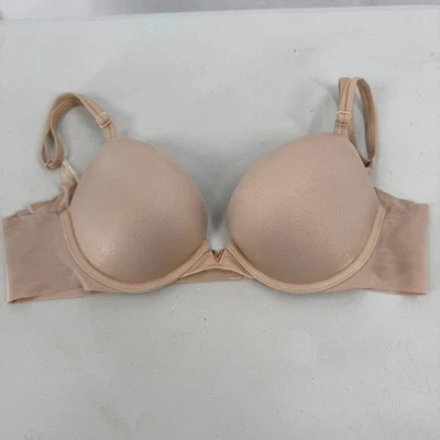 Sujetador push-up Victoria’s Secret 32C nude ligeramente acolchado con aros 377330-JD4 Foto 1 de 4