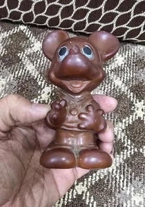 Vintage old rare collectible advertising mickey mouse rubber figure very rare - Picture 1 of 6