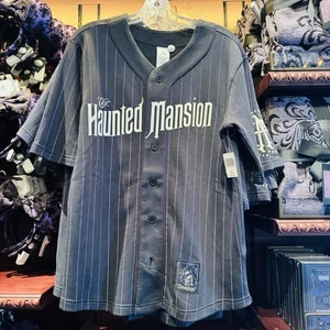Nueva camiseta de béisbol 2025 Disney Parks The Haunted Mansion negra 999 TODAS LAS TALLAS - Imagen 1 de 1