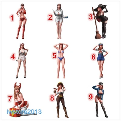 1/35 1/24 1/12 1/8 девочка смолы миниатюры фигурки модель для автомобилей транспортных средств игрушки - Изображение 1 из 2