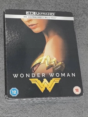 WONDER WOMAN 4K + BLU RAY STEELBOOK (SLIP EDITION) - NEW & SEALED UK RELEASE - Image 1 of 4