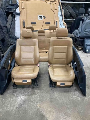 MERCEDES-BENZ E Class W212 Brown Leather Complete Interior Seats RHD - Image 1 of 4