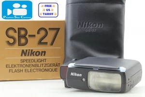 🎦VIDEO👀✨Almost Unused✨ Nikon Speedlight SB-27 Shoe Mount Flash From JAPAN - Picture 1 of 10