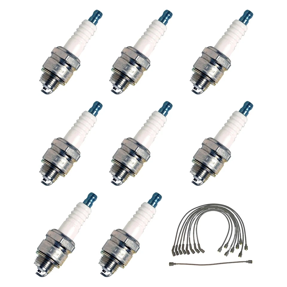 For Chevy Impala 1966 Denso Spark Plug Wire & Spark Plug Kit Foto 1 de 2