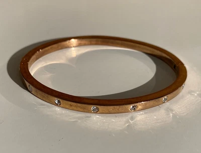 Fossil Charm Damen Armband Armreif /Rosegold  - Bild 1 von 4